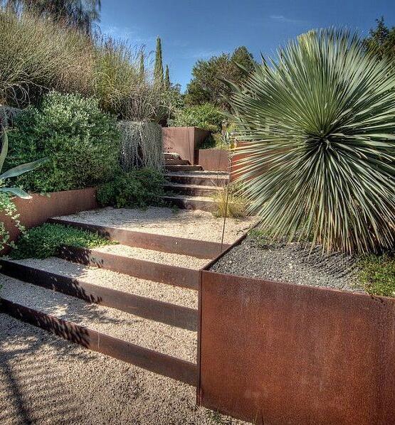 和平耐候钢花园围边